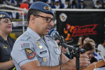 Foto - Proerd 2024 realiza Formatura de alunos da Rede de Ensino de Botucatu