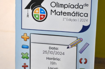 Foto - Premiação da Olimpíada Literária da Língua Portuguesa e da 1ª Olimpíada de Matemática