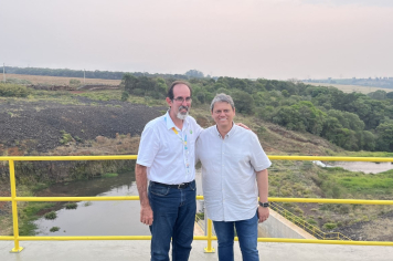 Foto - Inauguração Barragem Prefeito Plínio Paganini