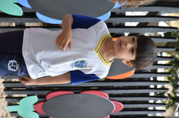 Foto - Escola municipal de educação infantil ganha espaço interativo para os alunos