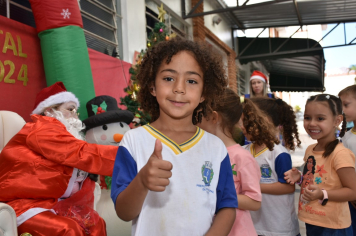 Foto - Festa de Natal dos alunos do CEI José Luiz Amat