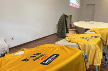 Foto - Bolsa Atleta - Entrega das camisetas 2026