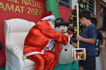 Foto - Festa de Natal dos alunos do CEI José Luiz Amat