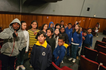 Foto - Alunos da Rede Municipal participam do Projeto A Hora do Conto em Todos os Cantos