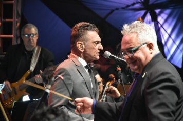 Foto - Botucatu 170 anos - Show Paulo Miklos + Orquestra Sinfônica Municipal de Botucatu + Orquestra Sinfônica Lyra Mojimiriana + Maestro Carlos Lima*