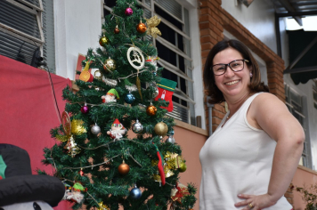 Foto - Festa de Natal dos alunos do CEI José Luiz Amat