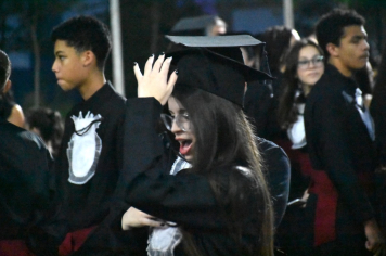 Foto - Formatura de encerramento dos 9º anos do ensino fundamental II e EMEJA dia 13 de dezembro de 2024