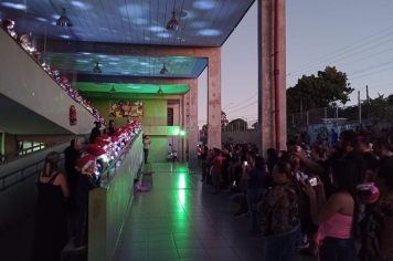 Foto - Cantata de natal da EMEF Francisco Marins em Rubião Júnior