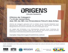 Pinacoteca Fórum das Artes abre inscrições para Oficina de Colagem “Origens”