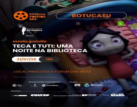 Sessão Pontos MIS exibe curta infantil “Teca e Tuti: Uma Noite na Biblioteca” nesta quinta, 31