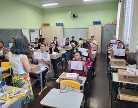 Escola Rafael inicia 2025 com dinâmica pedagógica na reunião de pais