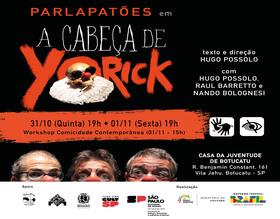 Casa da Juventude recebe o Espetáculo A Cabeça de Yorick