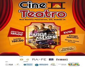 Cultura apresenta o filme Carga Máxima no Cine Teatro nesta sexta-feira, 31