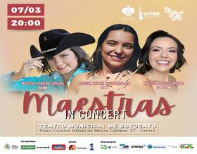 Teatro Municipal recebe o Concerto Maestras in Concert em homenagem ao Mês das Mulheres