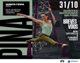 Quintas Noturnas na Pinacoteca apresenta o espetáculo Breves Vôos