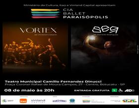 Companhia de Ballet Paraisópolis apresenta os espetáculos “Vortex” e “Ser” em Botucatu