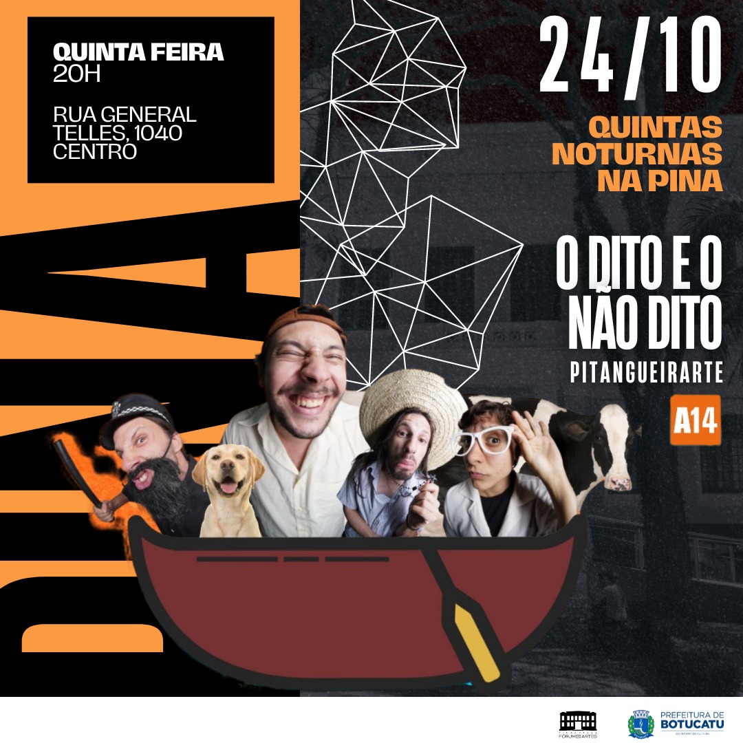 Quintas Noturnas na Pinacoteca apresenta o espetáculo O Dito e o Não Dito