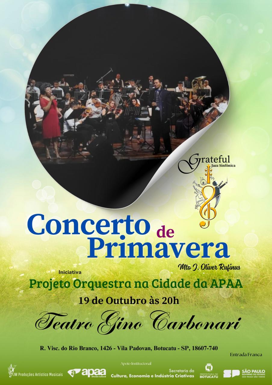 Orquestra Jazz Sinfônica Grateful se apresenta em Botucatu