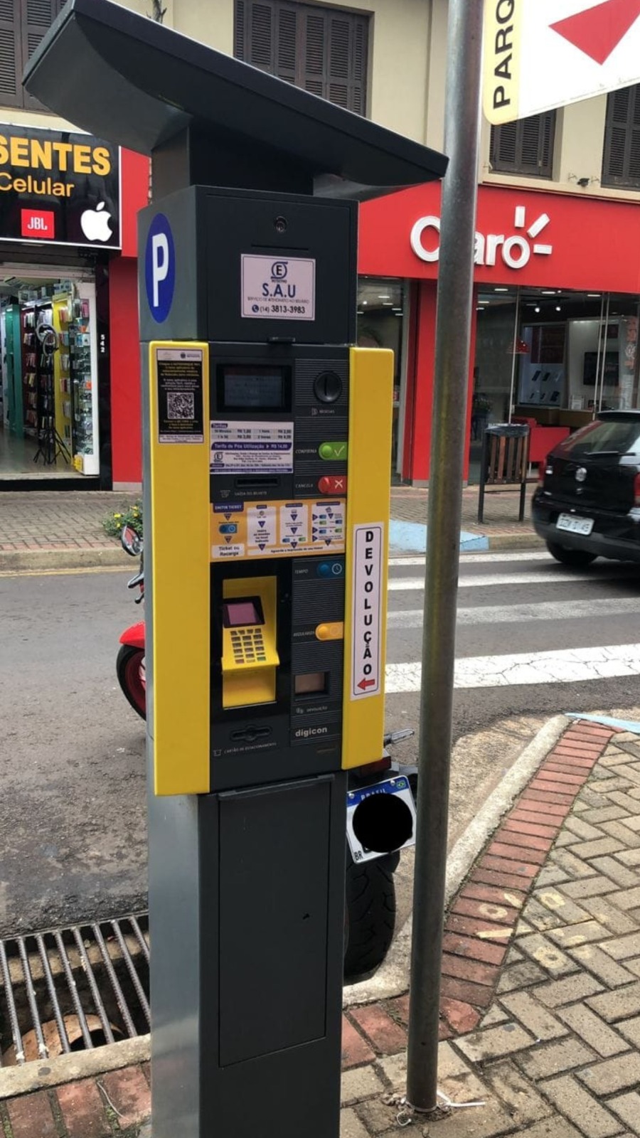 Avenida Dom Lúcio terá período de testes do estacionamento rotativo a partir de segunda-feira