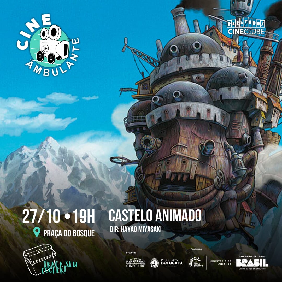 Cine Ambulante chega a Botucatu apresentando Castelo Animado