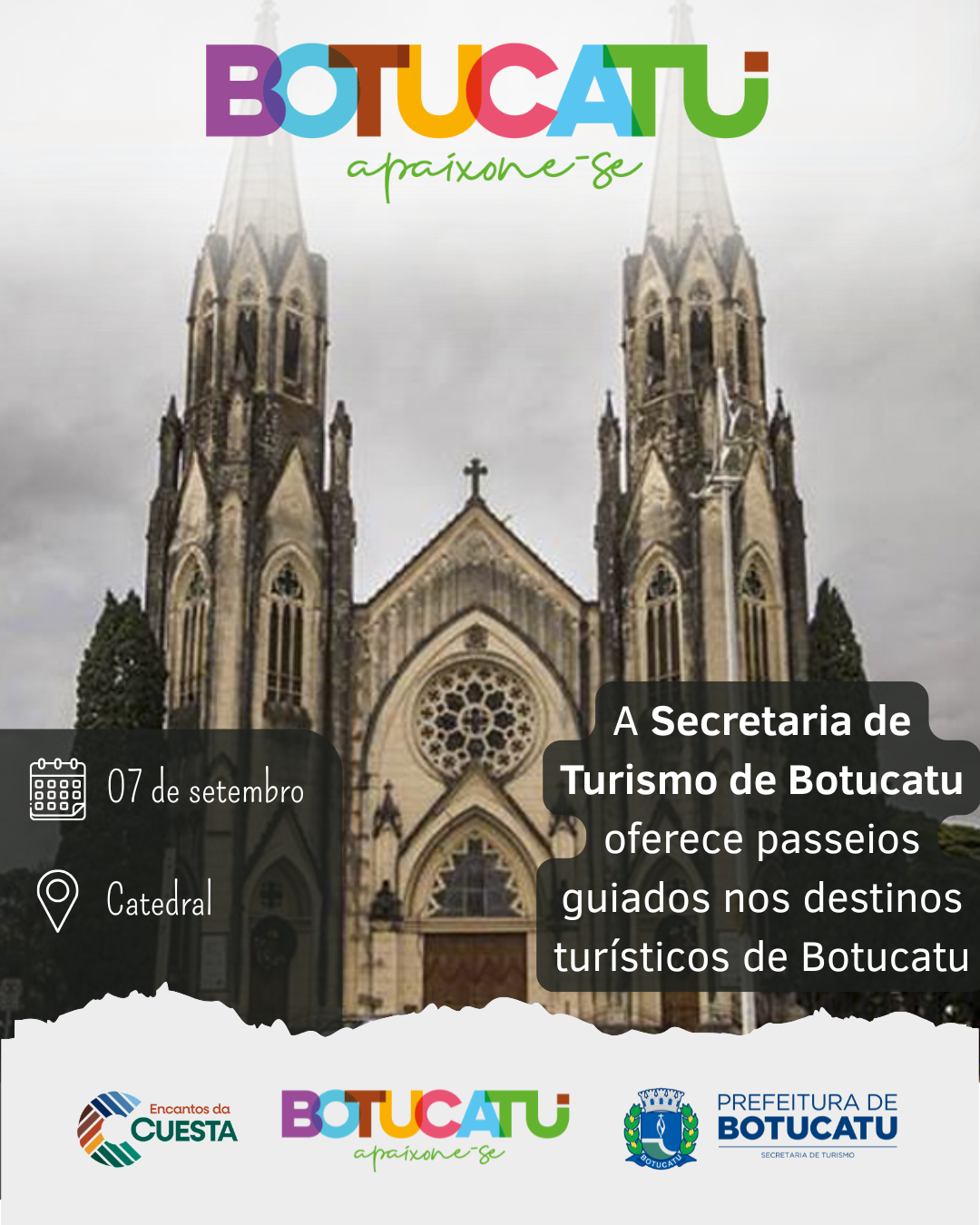 Passeio guiado no Centro Histórico será neste domingo, 7