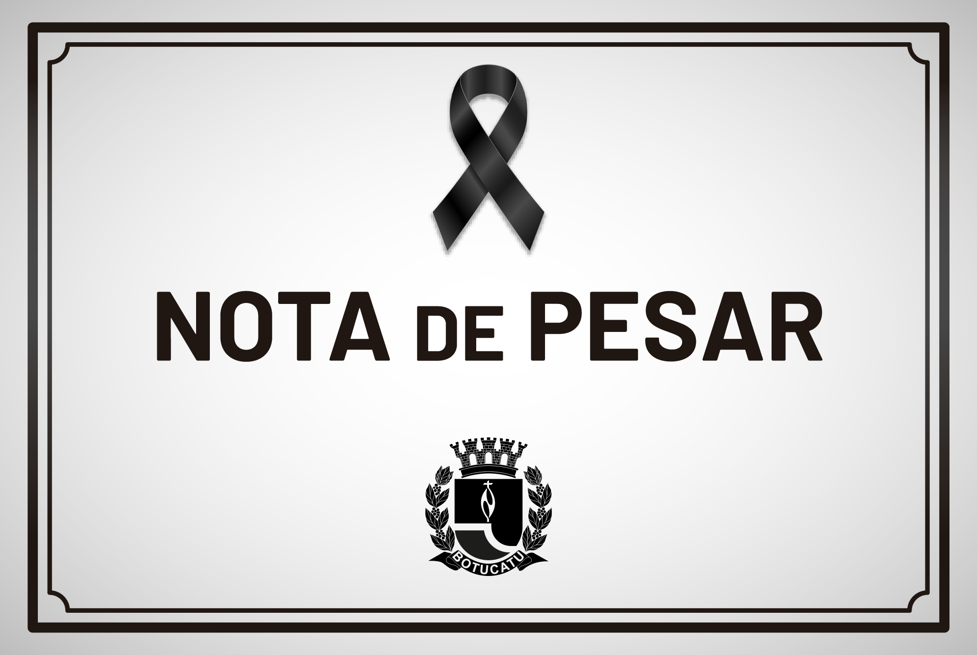 NOTA DE PESAR