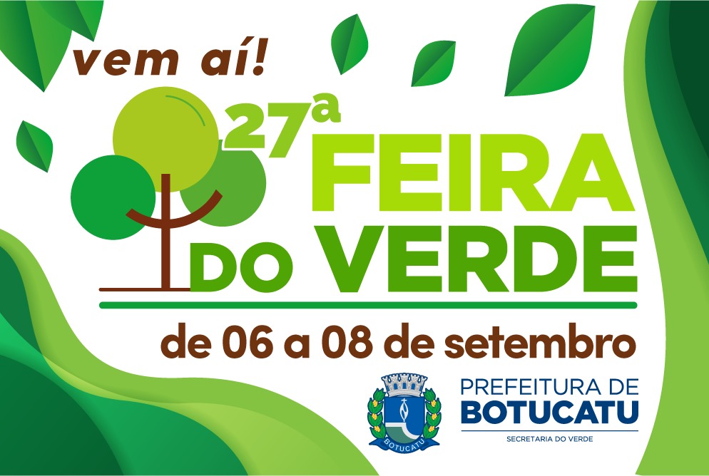 Prefeitura divulga lista de expositores e atividades culturais para a Feira do Verde em Botucatu