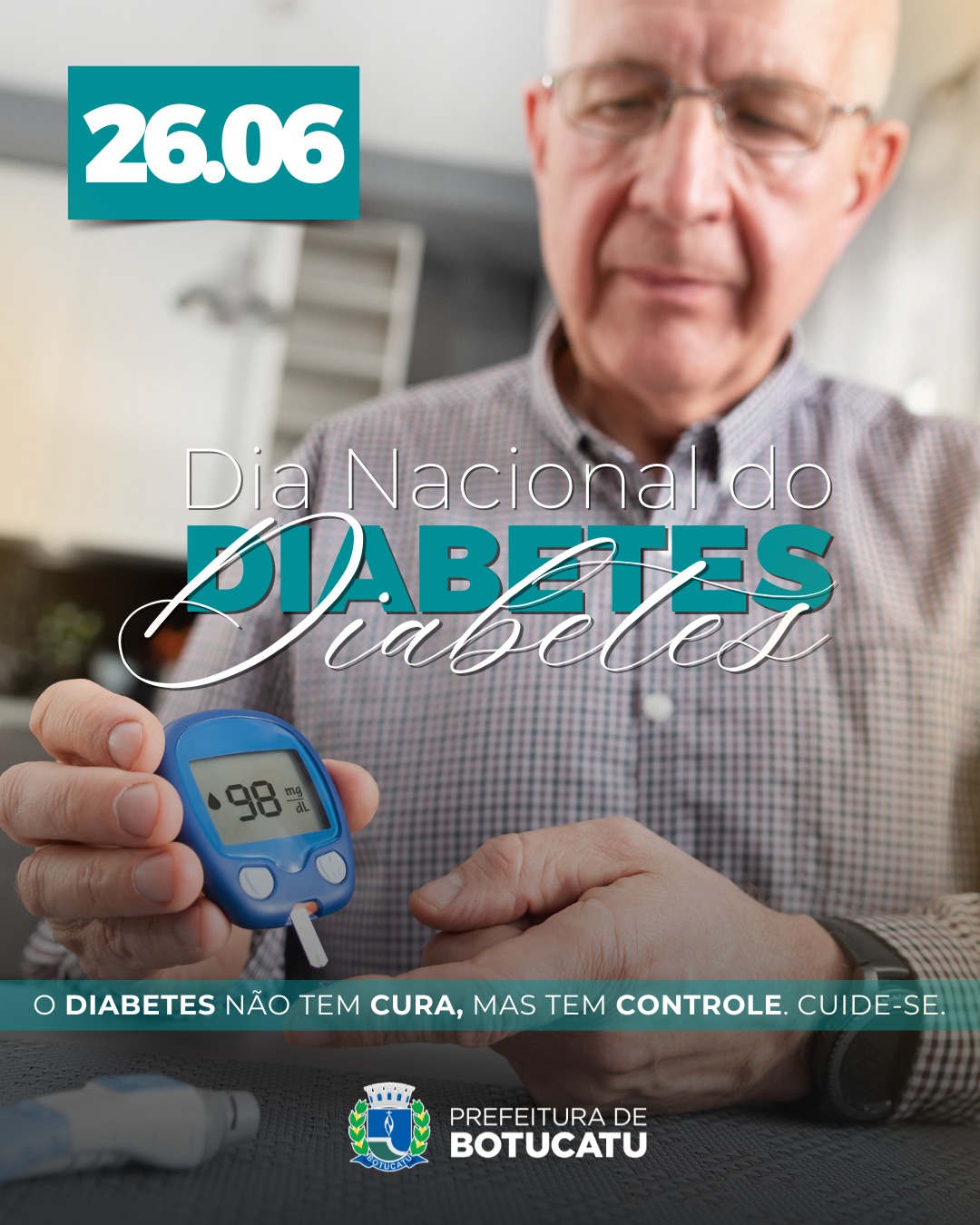Dia Nacional do Diabetes: Saúde reforça a conscientização sobre a doença