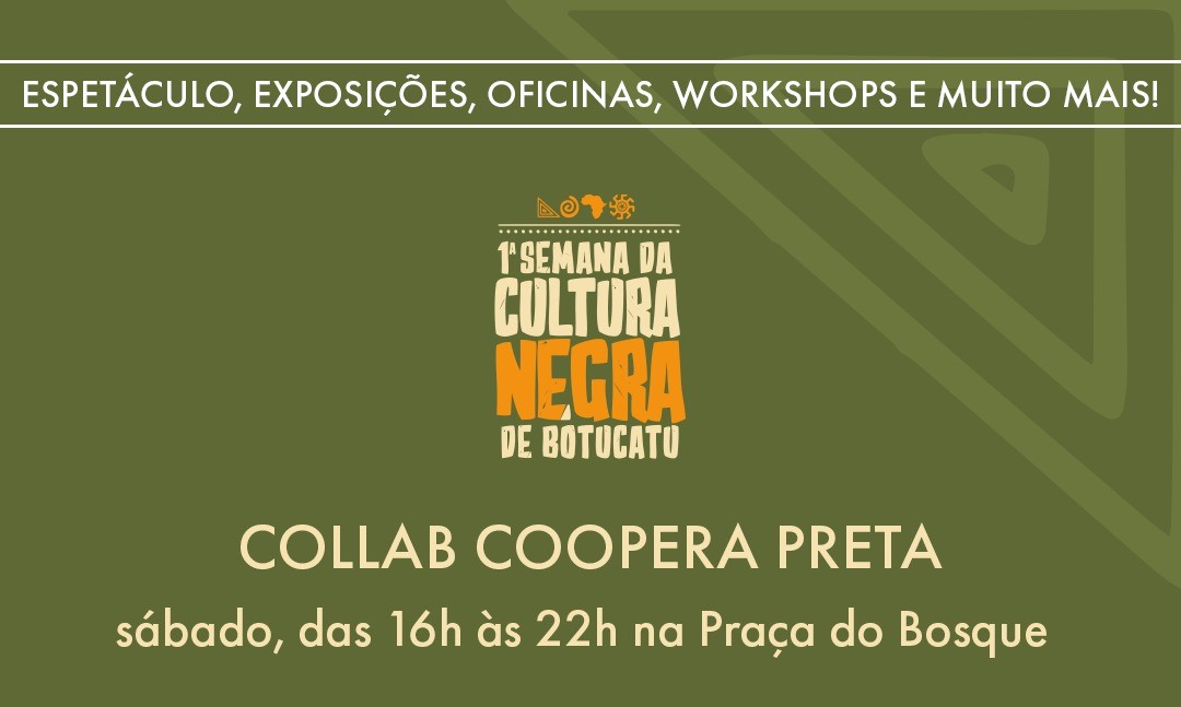 Sábado tem Collab Feira Coopera Preta na Praça do Bosque