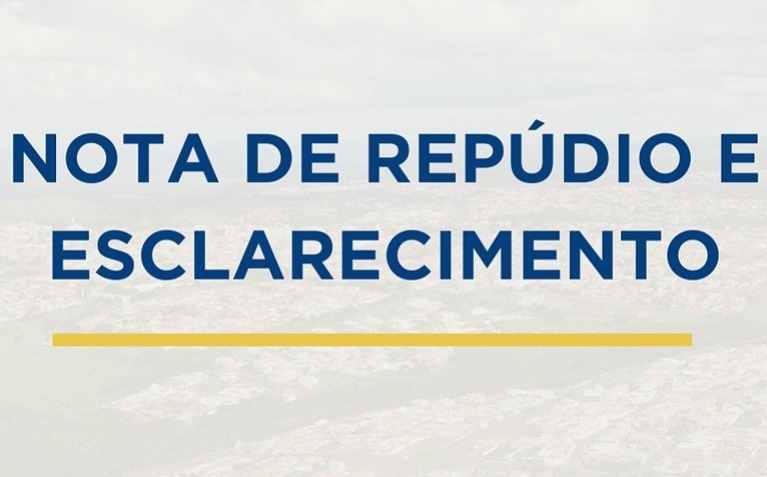 NOTA DE REPÚDIO E ESCLARECIMENTO JURÍDICO