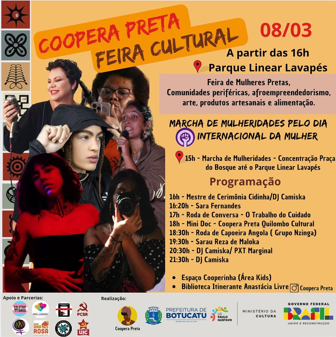 Parque Linear terá evento do Coopera Preta – Feira Cultural, neste sábado