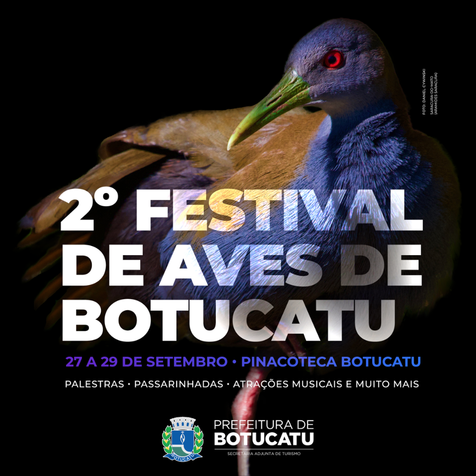 Turismo realiza de 27 a 29 de setembro 2º Festival de Aves de Botucatu